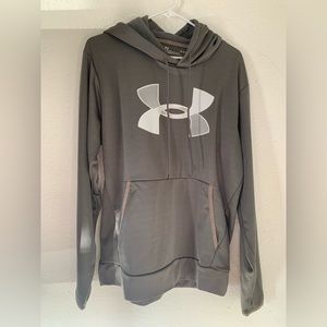 Under Armour  grey loose hoodie Large